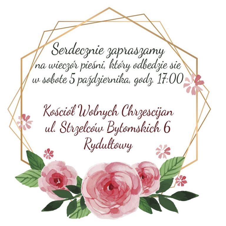 Wieczór Pieśni 5 październik 2019