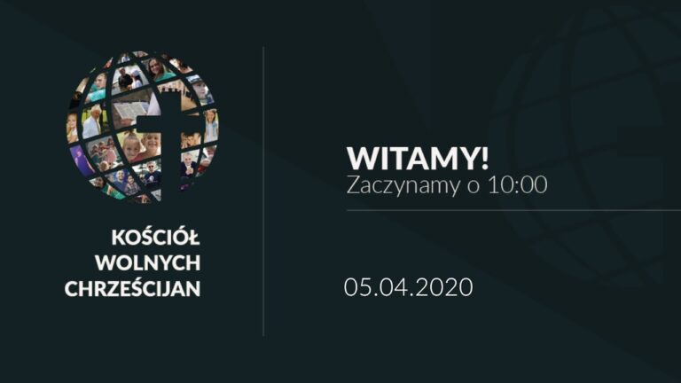 Nabożeństwo KWCH 05.04.2020